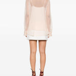 Camicia con trasparenze in rosa Ermanno Scervino - donna 