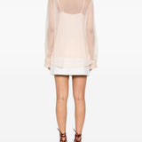 Camicia con trasparenze in rosa Ermanno Scervino - donna 