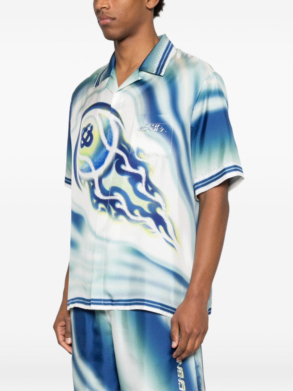 Camicia The Art of the Serve in blu Casablanca - uomo 