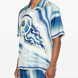 Camicia The Art of the Serve in blu Casablanca - uomo 