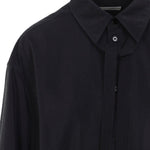 Camicia con nodo in nero Lemaire - donna 