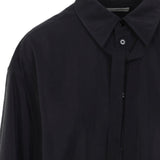 Camicia con nodo in nero Lemaire - donna 