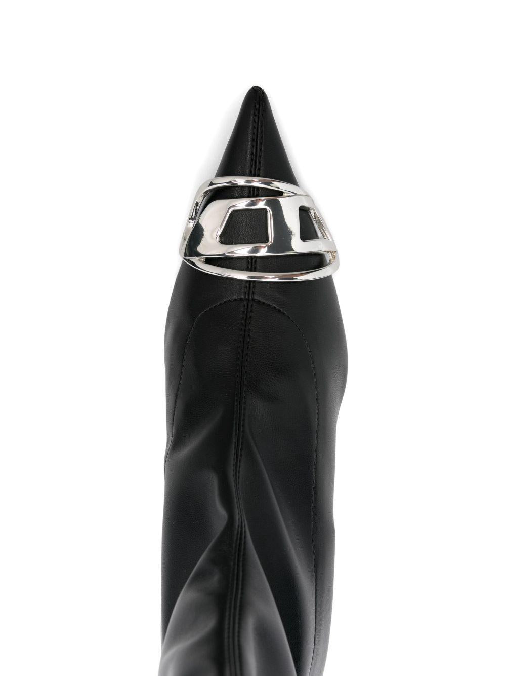 Stivaletti d-venus a punta in nero Diesel - donna 