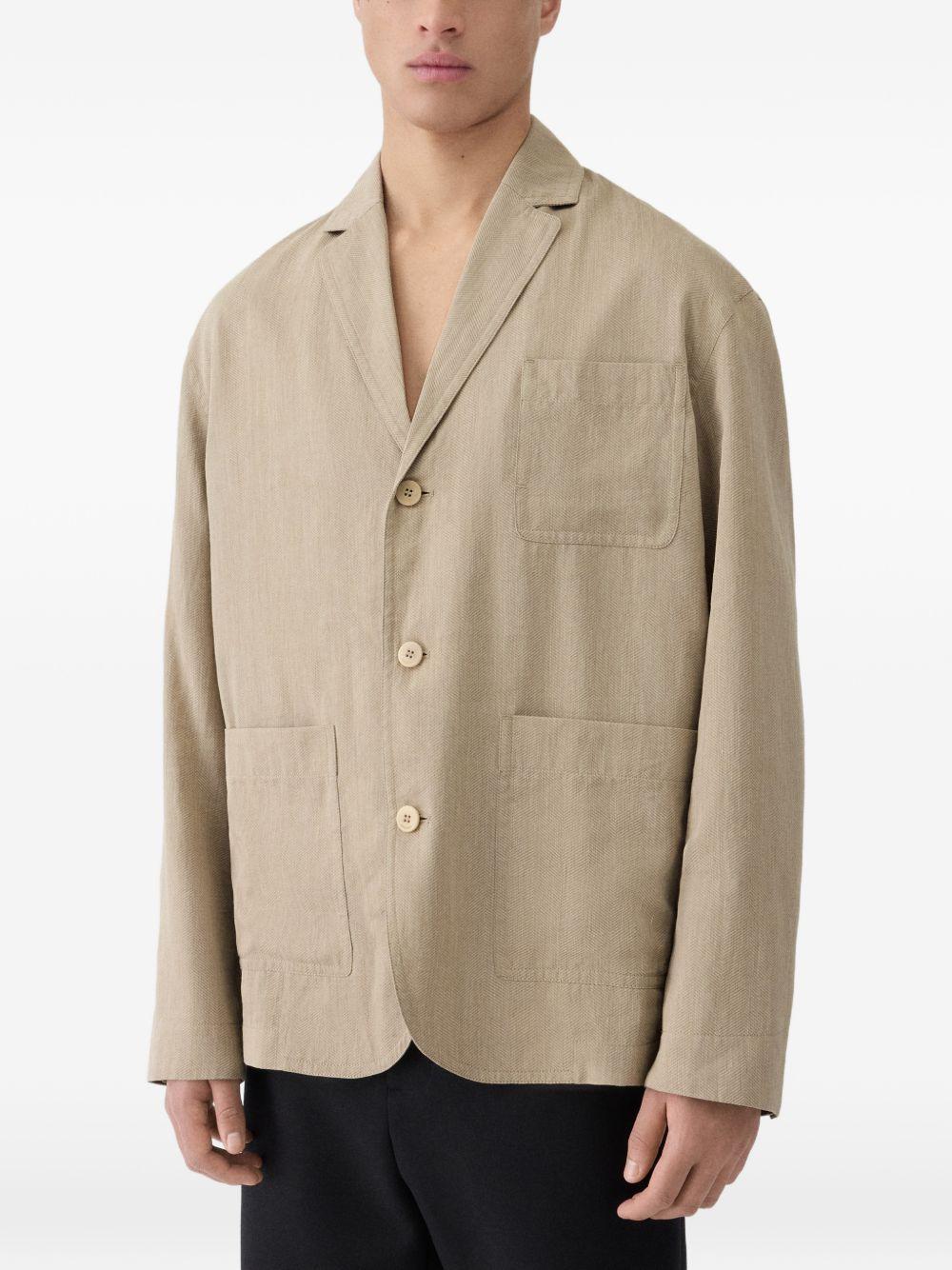 Giacca monopetto la veste pastro in beige Jacquemus - uomo 