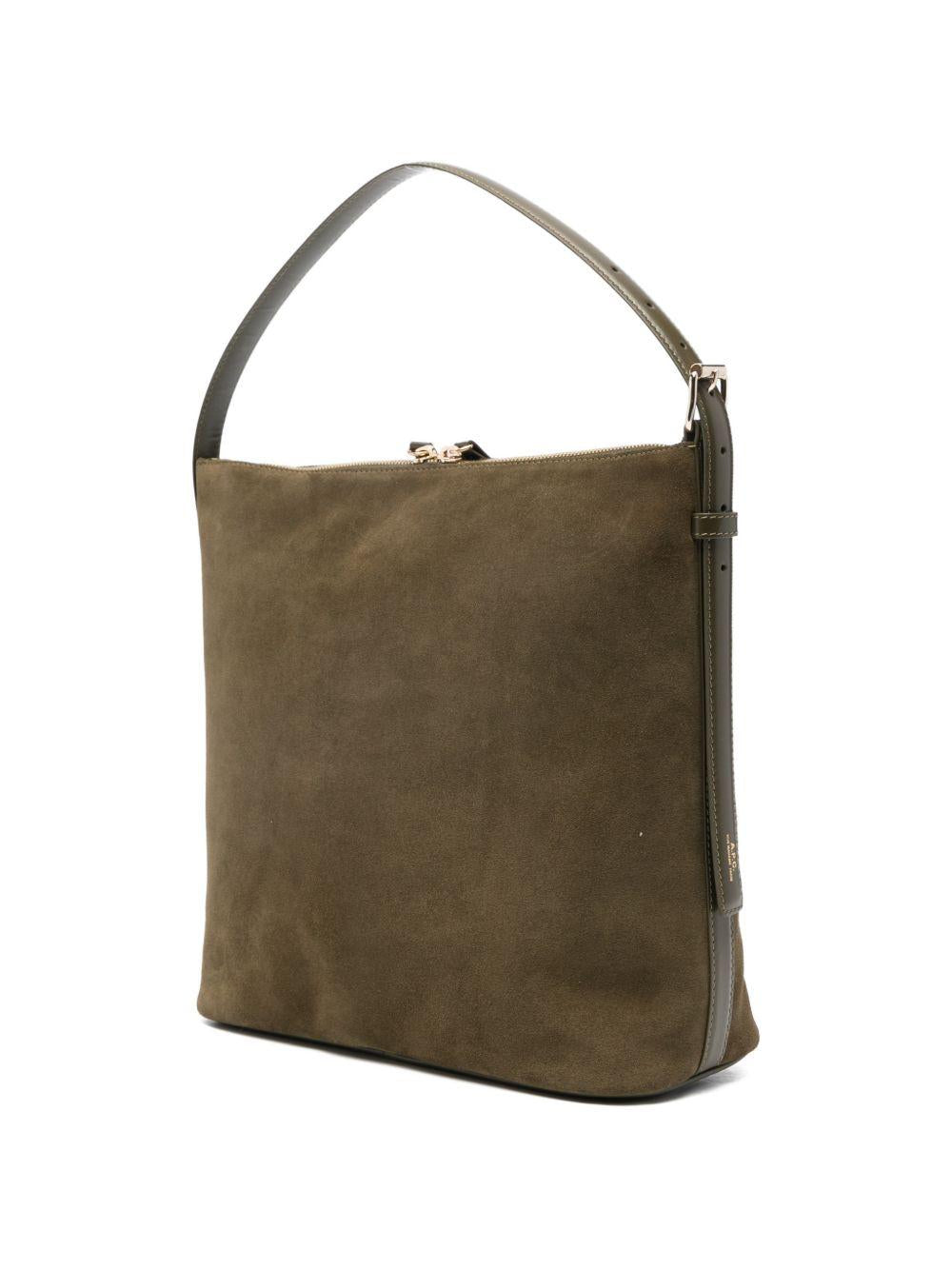 Borsa a spalla Vera in verde militare A.P.C. - donna 
