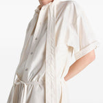 Abito midi con cintura in avorio LEMAIRE  - donna 