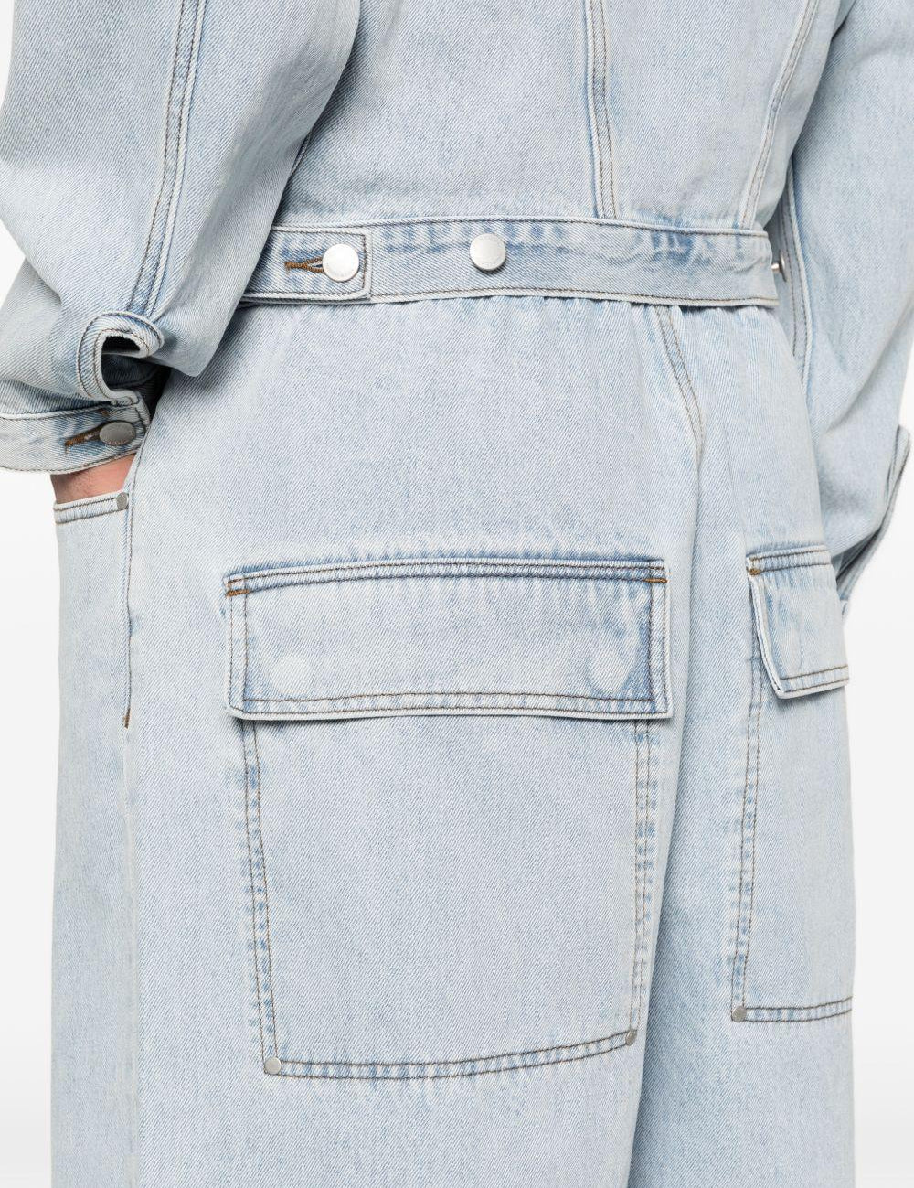 Pantaloncini elasticizzati con tasca Spar in blu Entire studios - unisex 