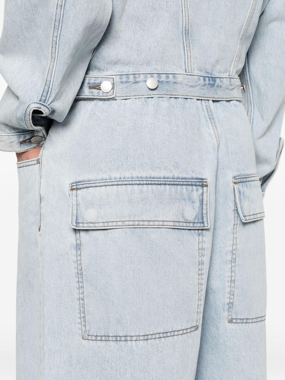 Pantaloncini elasticizzati con tasca Spar in blu Entire studios - unisex 