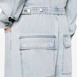 Pantaloncini elasticizzati con tasca Spar in blu Entire studios - unisex 