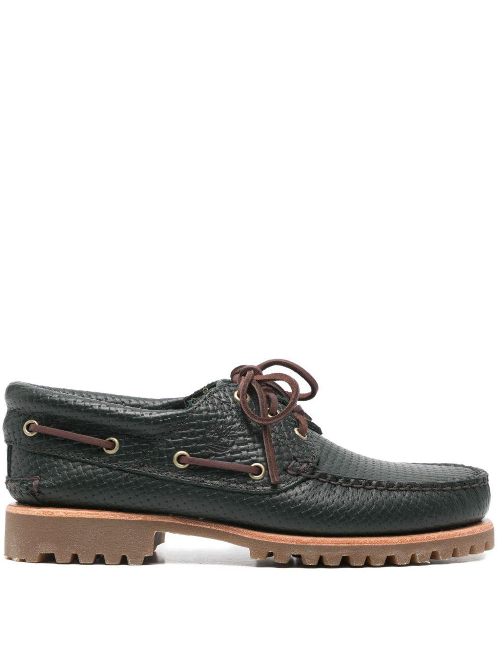 Mocassini con lacci in verde Timberland - uomo 