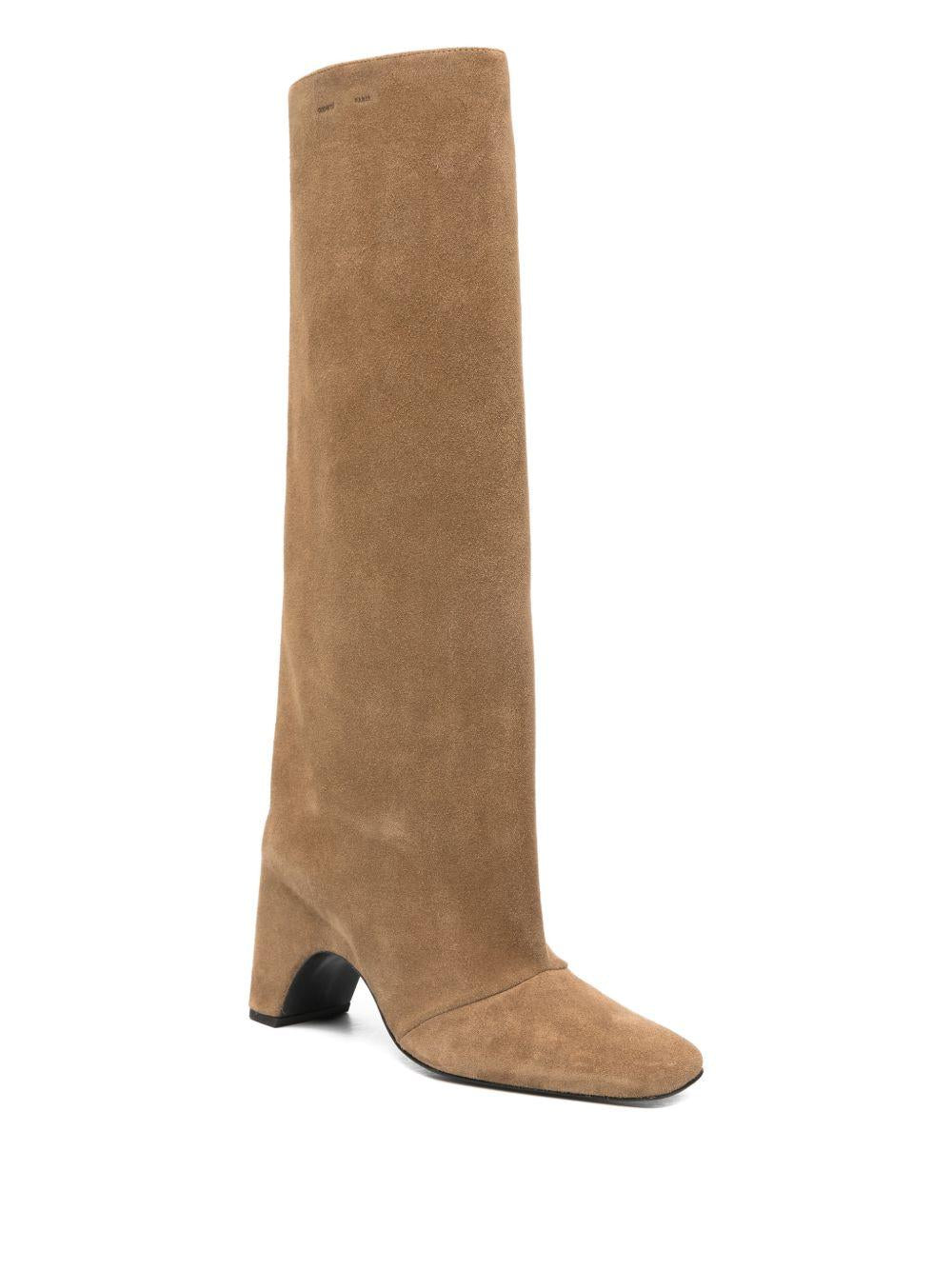 Stivali con punta quadrata in beige Coperni - donna 