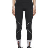 Leggings a vita alta in nero Adidas by stella MC Cartney - donna 
