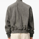 Giacca Ami de Coeur con zip in grigio Ami Paris - uomo 
