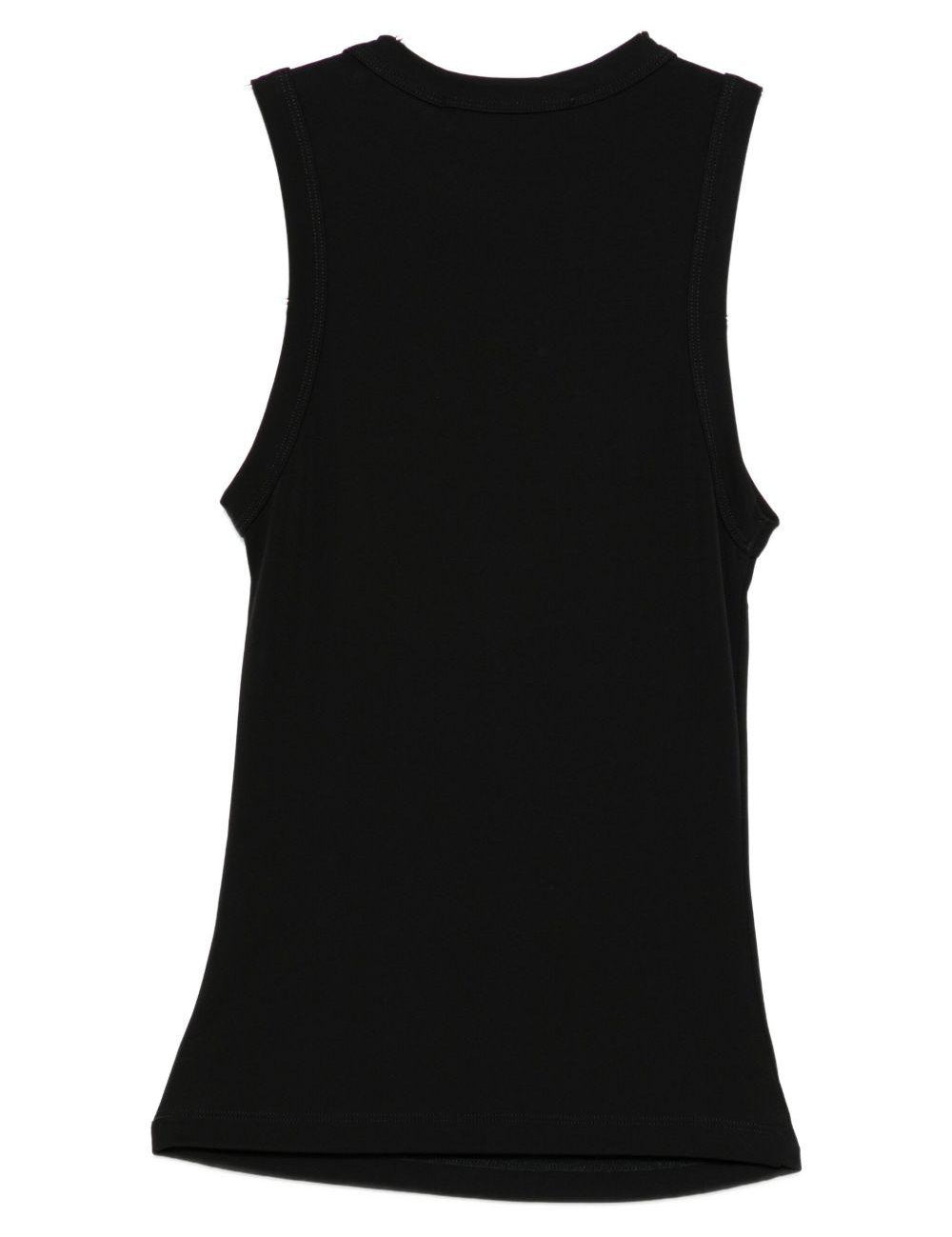 Top girocollo in nero Aya Muse - donna 