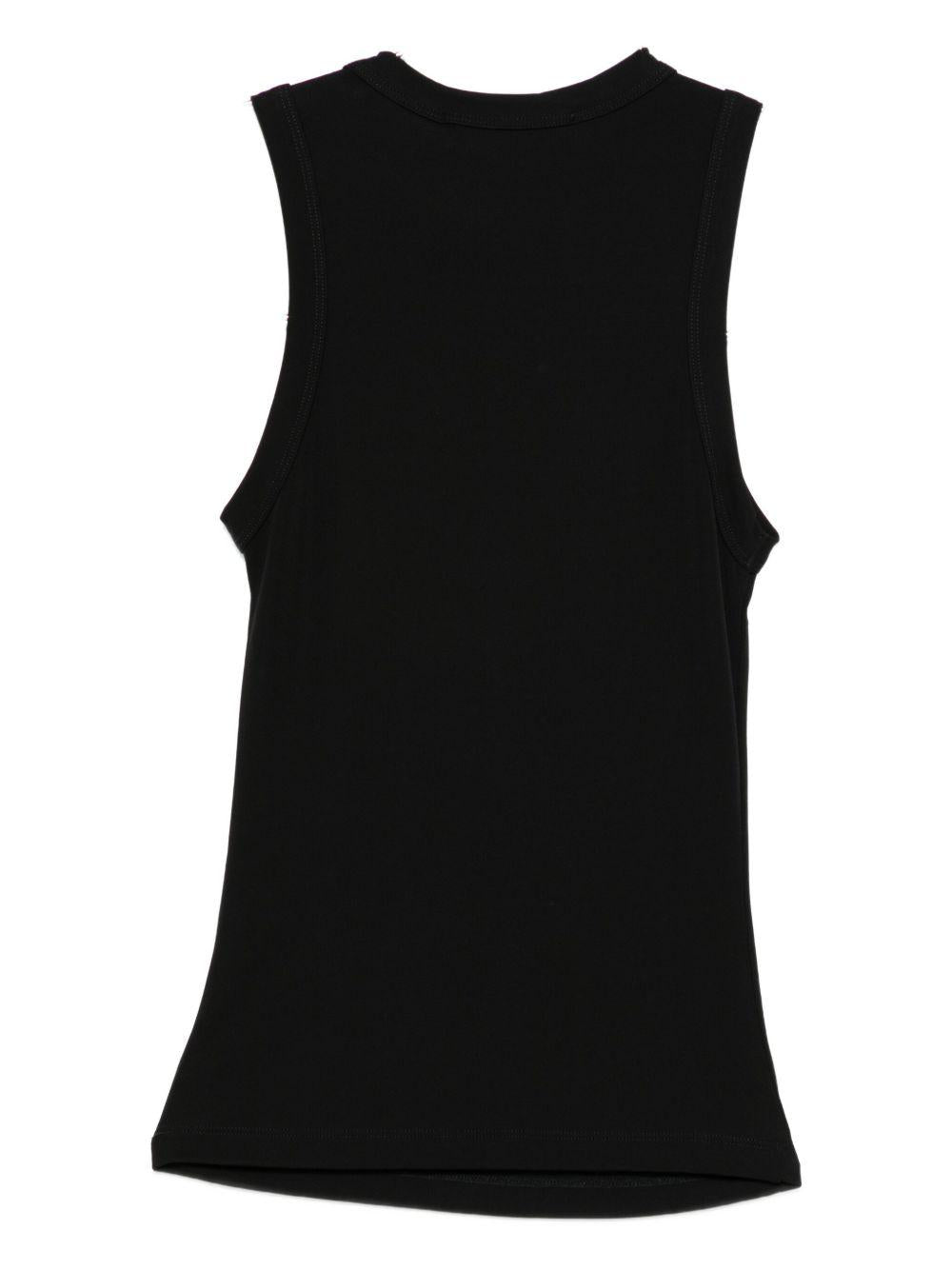 Top girocollo in nero Aya Muse - donna 