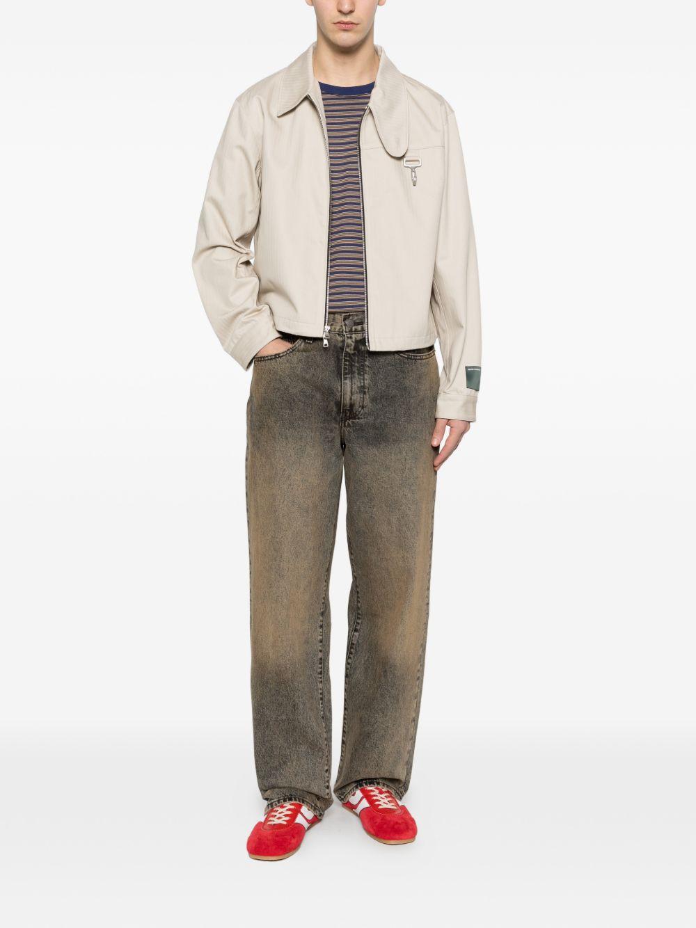578 jeans larghi scoloriti in beige e grigio Levi's - uomo 