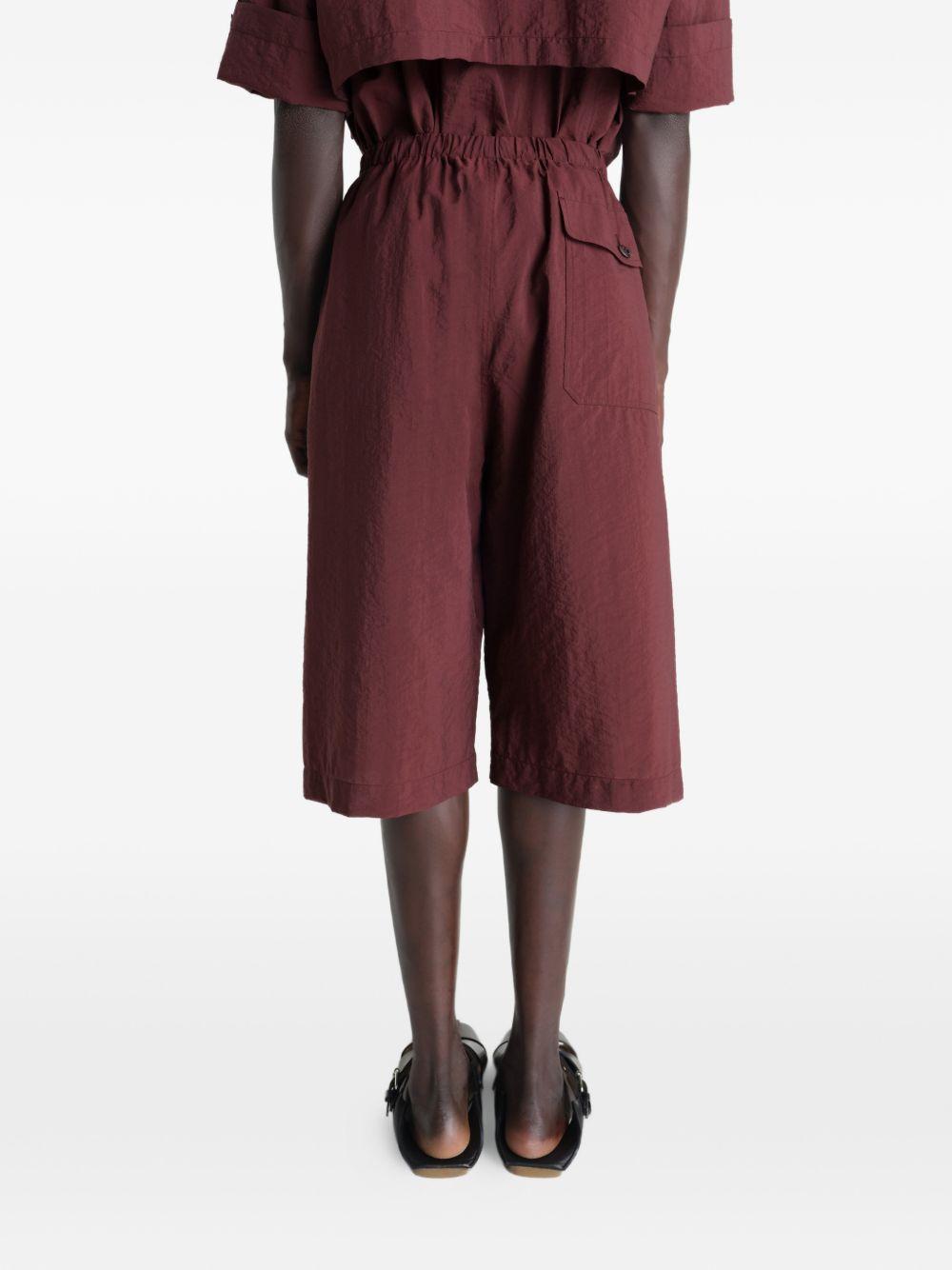 Bermuda con coulisse in borgogna LEMAIRE  - donna 