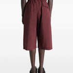 Bermuda con coulisse in borgogna LEMAIRE  - donna 