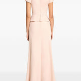 Abito lungo nocturne con cristalli in rosa Jenny packham - donna 