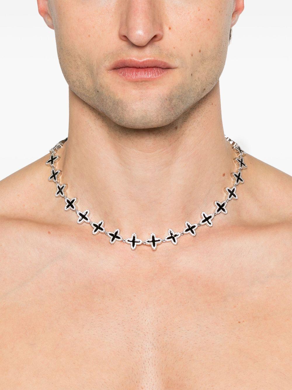 Collana Clover in nero Darkai - unisex 