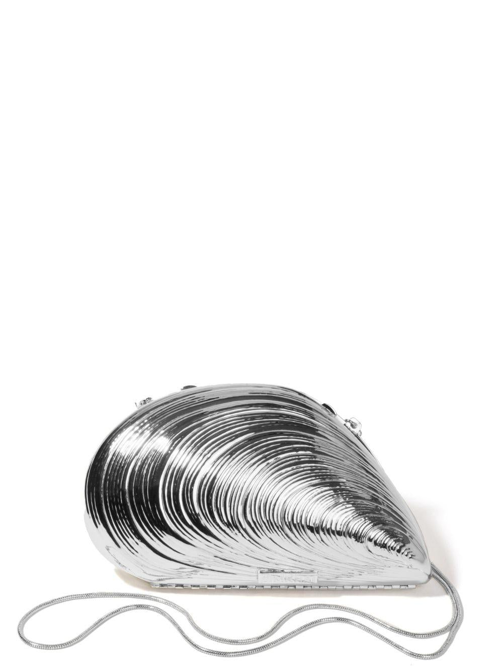 Clutch a conchiglia in argento Simkhai - donna 