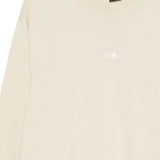 Felpa con logo in beige The north face - uomo 