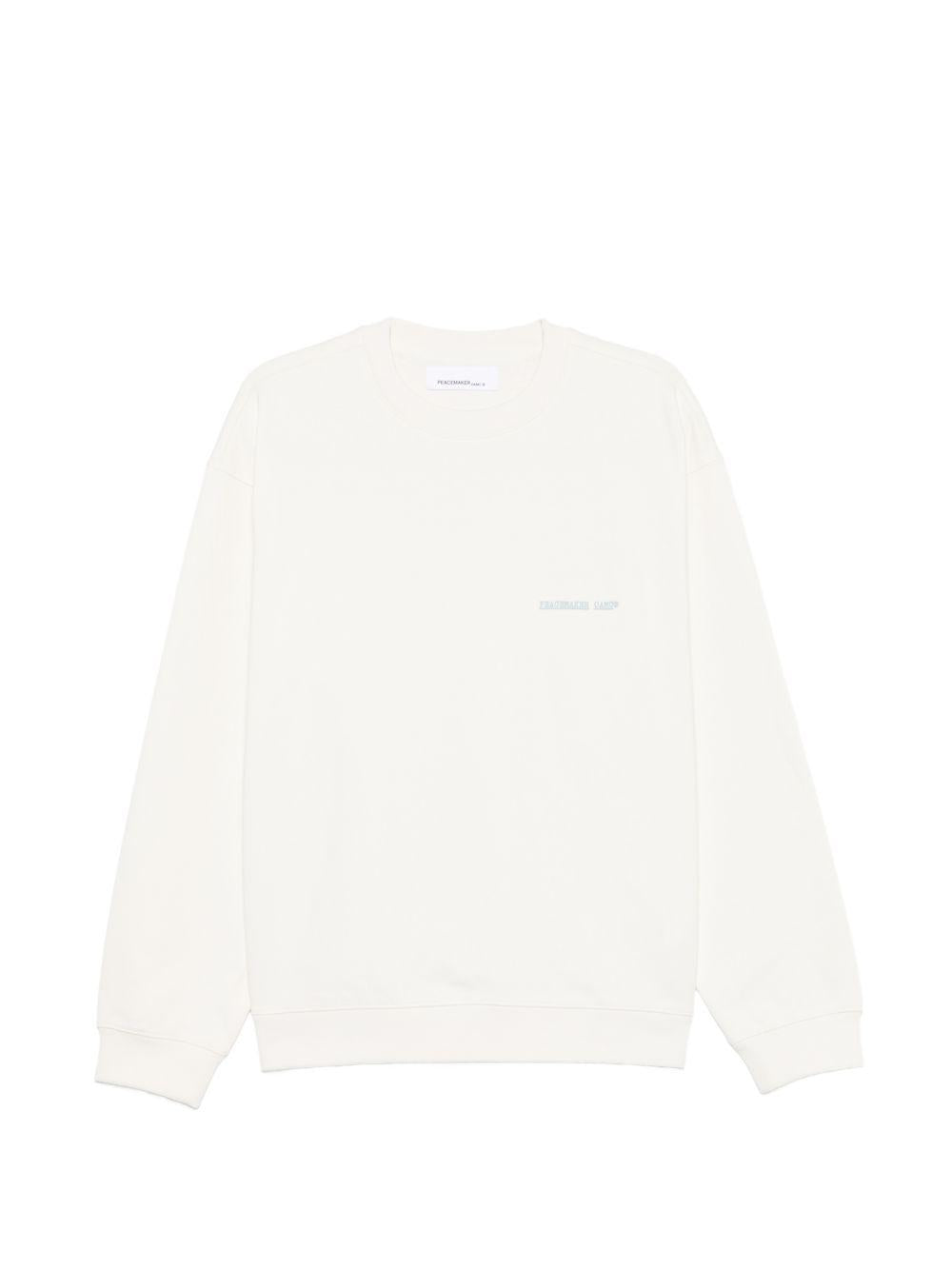 Felpa a maniche lunghe in beige Oamc peacemaker - uomo 