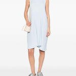 Abito midi a pieghe in azzurro GONGDID DESIGN - donna 
