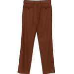 Pantaloni con cintura in marrone Lardini - uomo 