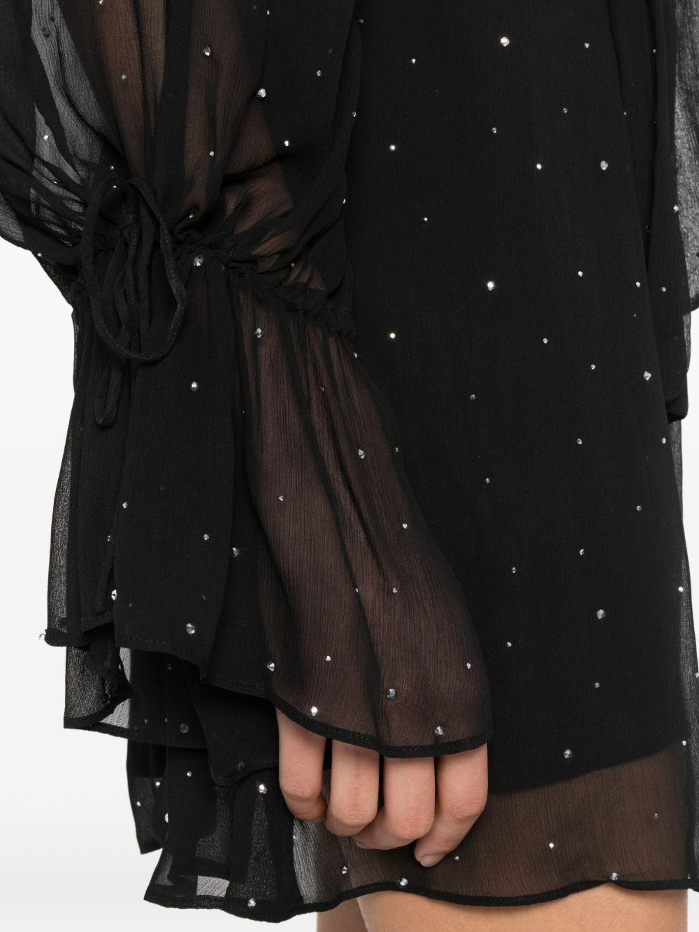 Abito mini roux in nero staud - donna 