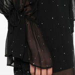 Abito mini roux in nero staud - donna 
