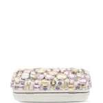 Clutch con cristalli in multicolor Self-Portrait - donna 