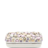 Clutch con cristalli in multicolor Self-Portrait - donna 