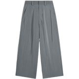 Pantaloni sartoriali dritti in grigio Lemaire - uomo 