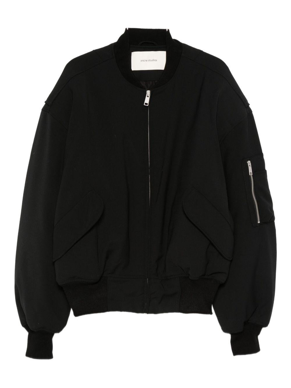 Giacca bomber broad  in nero Entire studios - unisex 