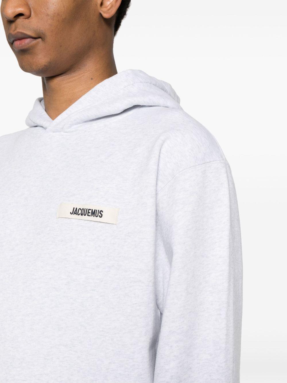 Felpa Le Hoodie Gros Grain in grigio 