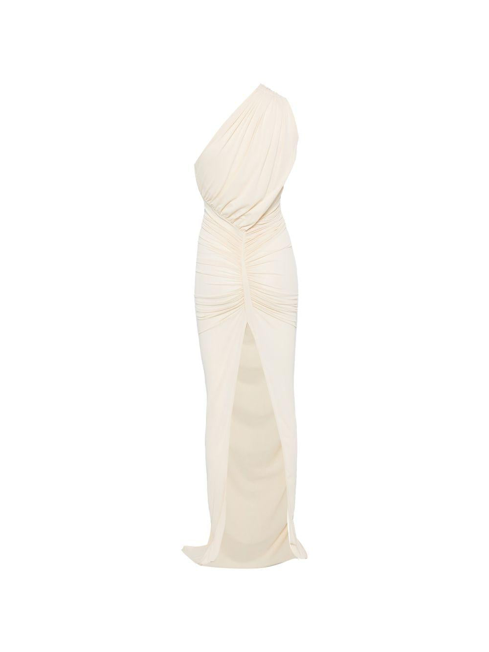 Abito lungo Avra in avorio Rick Owens Lilies - donna 