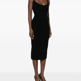 Abito midi in nero The attico - donna 