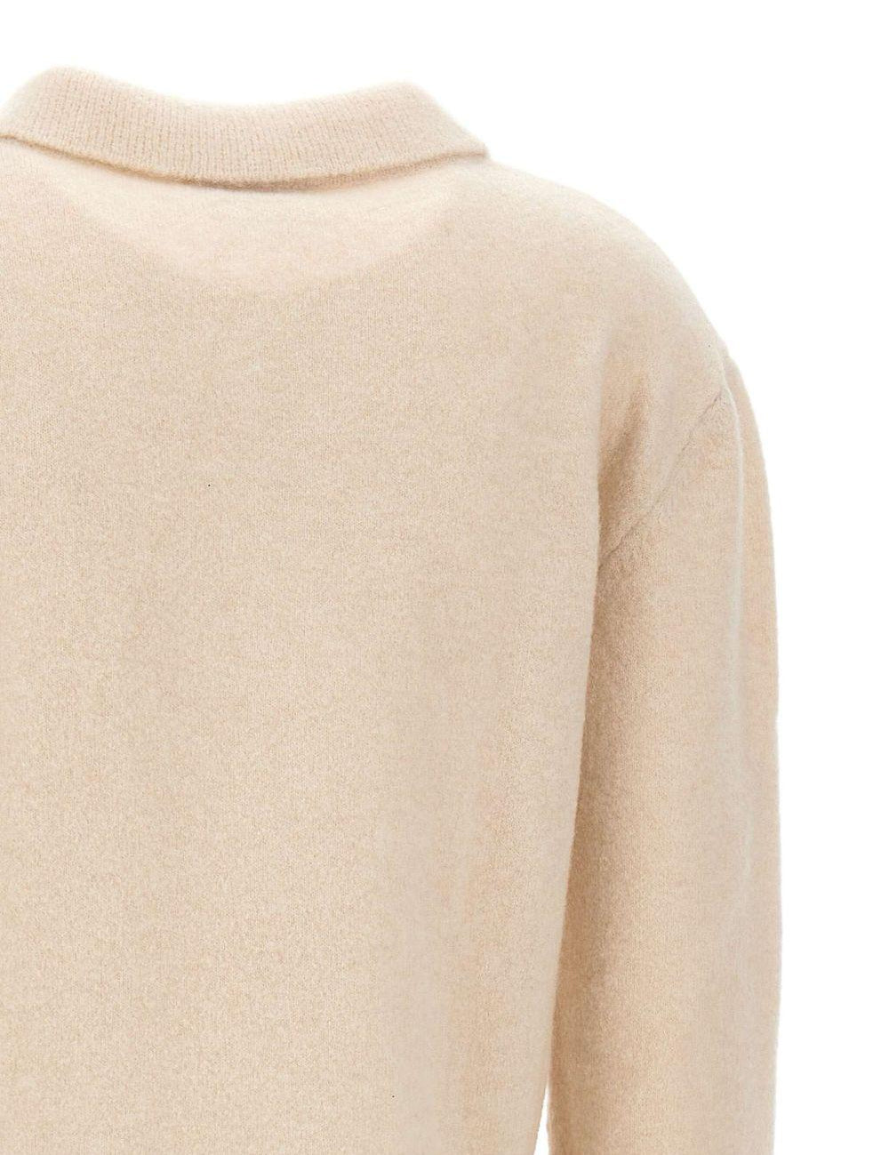 Polo a maniche lunghe in beige Laneus - uomo 
