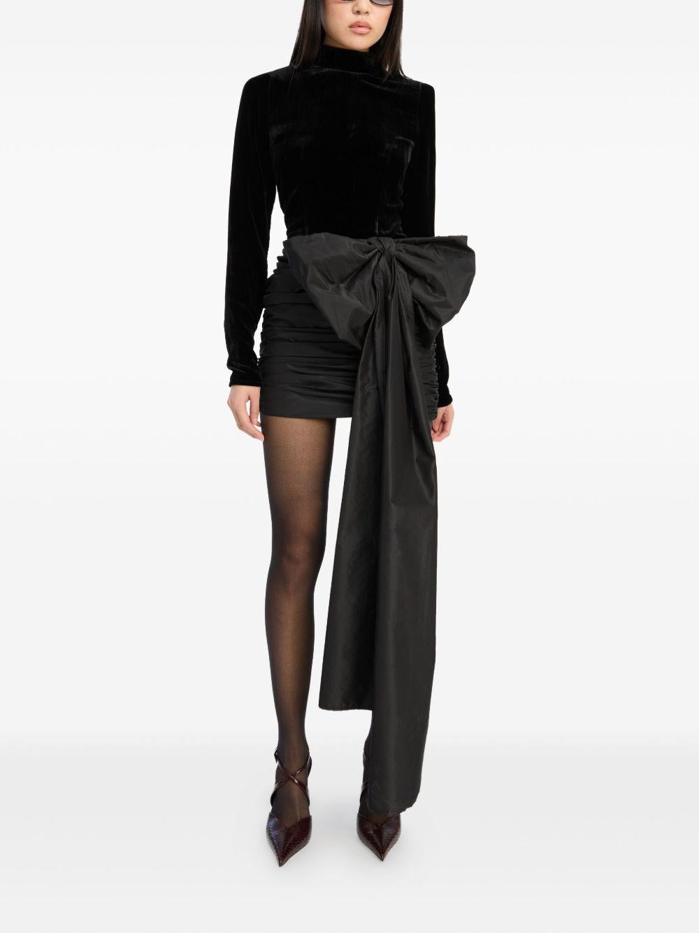 Abito corto in nero Rotate holiday - donna 