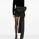 Abito corto in nero Rotate holiday - donna 