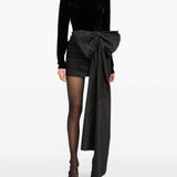 Abito corto in nero Rotate holiday - donna 