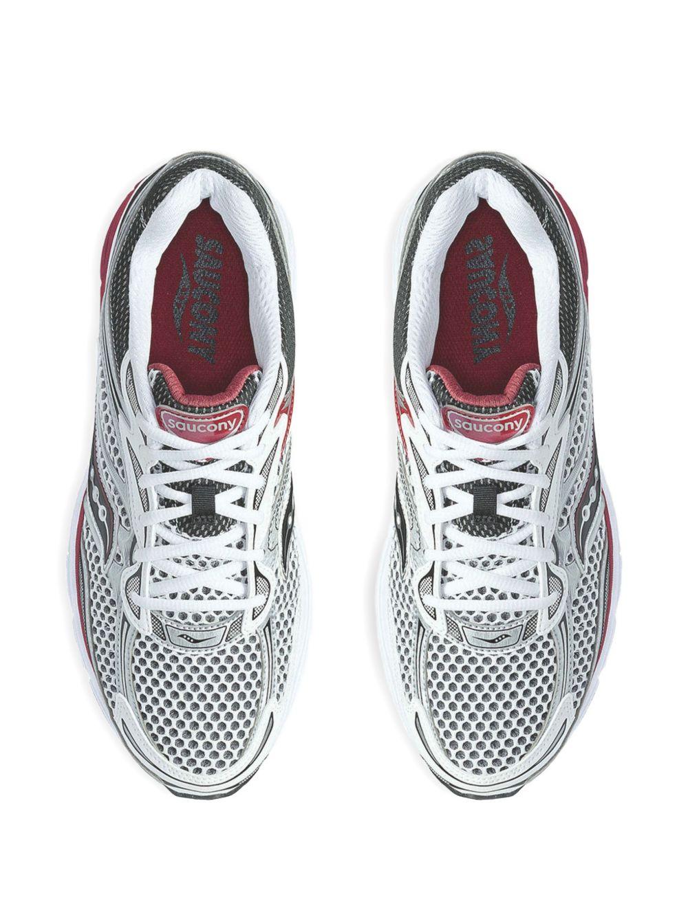 Sneakers con punta rotonda e pannelli in rosso Saucony - uomo 