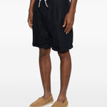 Pantaloncini con coulisse in blu Brunello cucinelli - uomo 