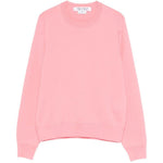 Maglione girocollo a coste in rosa Comme des garcons comme des garcons - donna 