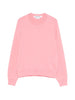 Maglione girocollo a coste in rosa Comme des garcons comme des garcons - donna