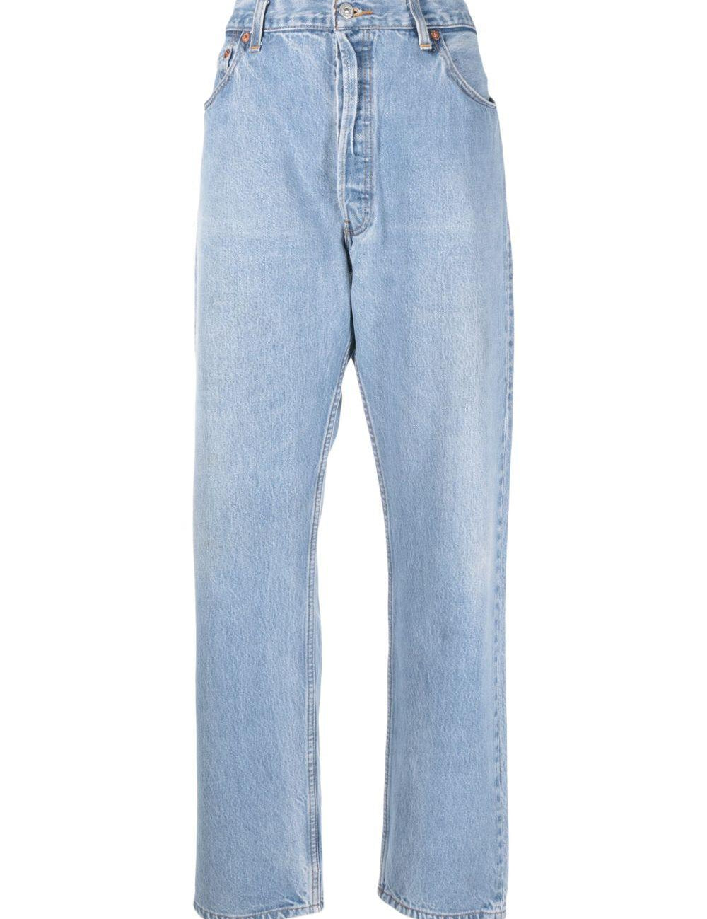 Jeans dritti anni '90 in blu Re/done - donna 