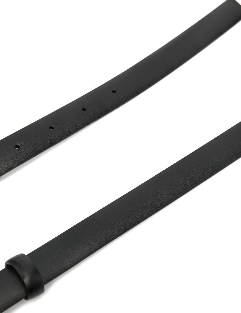 Cintura Olivia in pelle nera 