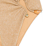 Costume da bagno monospala Lumière in oro Oséree - donna 