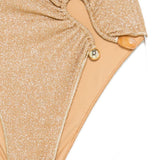 Costume da bagno monospala Lumière in oro Oséree - donna 